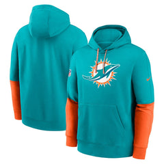 Miami Dolphins 2024 Sideline Club Pullover Hoodie | NFL Outlet
