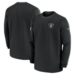 Las Vegas Raiders 2024 Sideline Coaches Long Sleeve Top | NFL Outlet