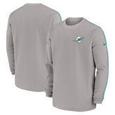 Miami Dolphins 2024 Sideline Coaches Long Sleeve Top | NFL Outlet