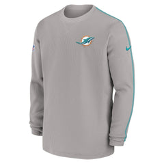 Miami Dolphins 2024 Sideline Coaches Long Sleeve Top | NFL Outlet
