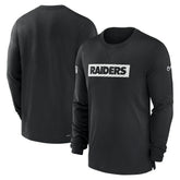 Las Vegas Raiders Sideline Player Performance Long Sleeve T-Shirt | NFL On sale