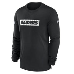 Las Vegas Raiders Sideline Player Performance Long Sleeve T-Shirt | NFL On sale