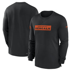 Cincinnati Bengals Sideline Player Performance Long Sleeve T-Shirt | NFL US