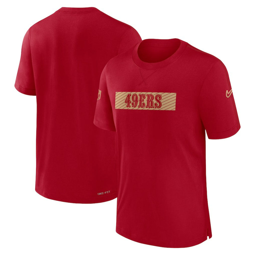 San Francisco 49ers Sideline Player Performance T-Shirt | NFL Hot