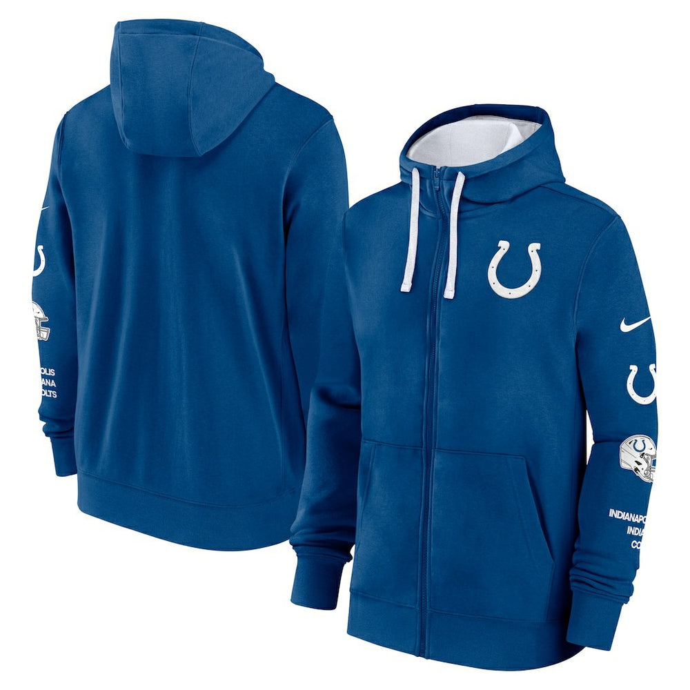 Indianapolis Colts Primetime Club Full-Zip Hoodie | NFL Outlet