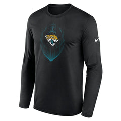 Jacksonville Jaguars Icon Legend Performance Long Sleeve T-Shirt | NFL New