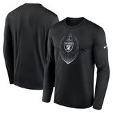 Las Vegas Raiders Icon Legend Performance Long Sleeve T-Shirt | NFL Outlet