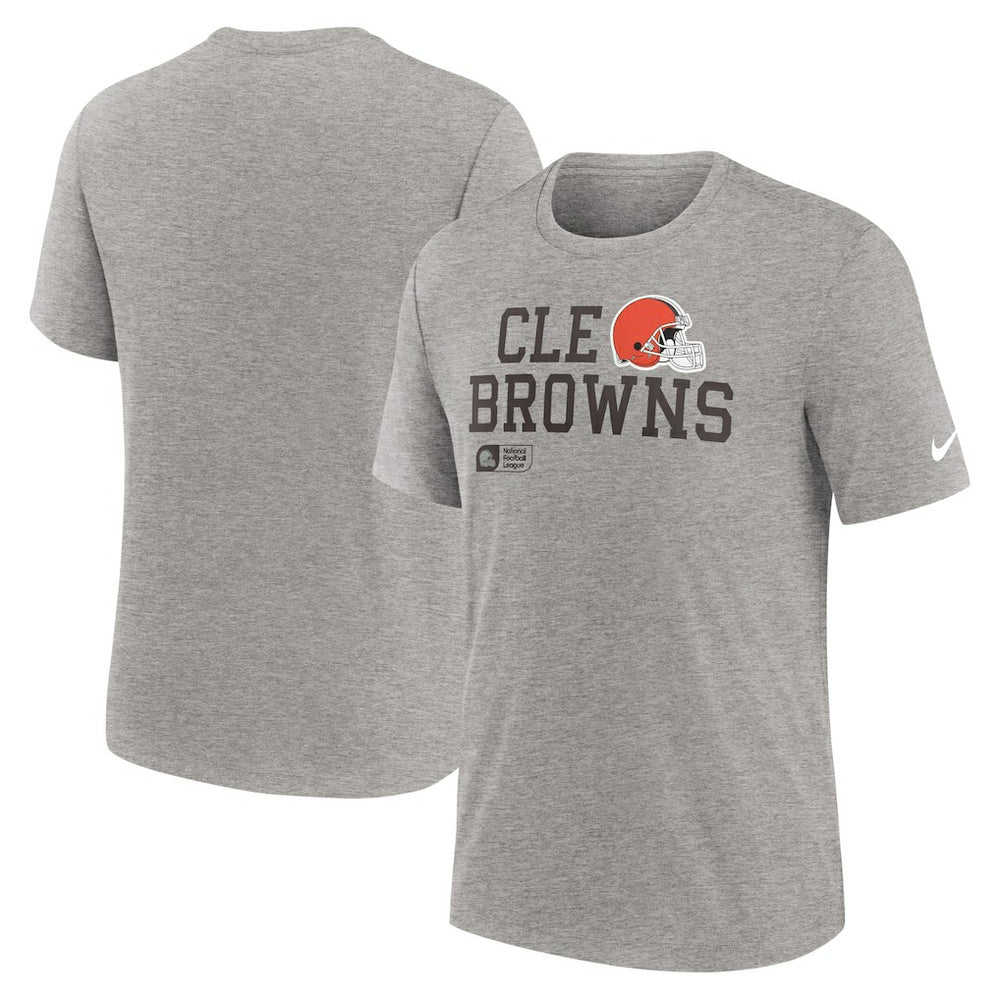 Cleveland Browns Overlap Lockup Tri-Blend T-Shirt | NFL Hot