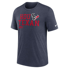 Houston Texans Overlap Lockup Tri-Blend T-Shirt | NFL New
