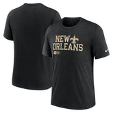 New Orleans Saints Overlap Lockup Tri-Blend T-Shirt | NFL Near me