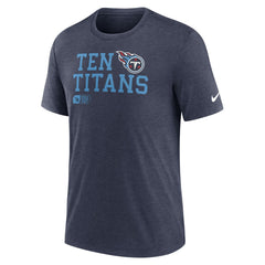 Tennessee Titans Overlap Lockup Tri-Blend T-Shirt | NFL Hot