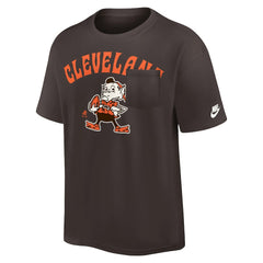 Cleveland Browns Rewind Heavy Max90 Pocket T-Shirt | NFL Hot