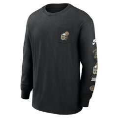 New Orleans Saints Rewind Heavy Max90 Pocket Long Sleeve T-Shirt | NFL Online