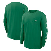New York Jets Rewind Heavy Max90 Pocket Long Sleeve T-Shirt | NFL Sale