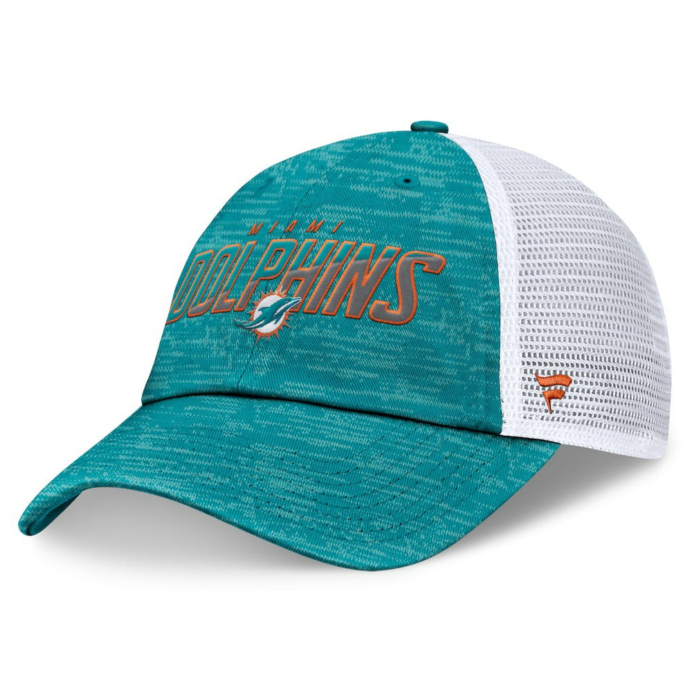Miami Dolphins Challenge Trucker Adjustable Hat | NFL Online