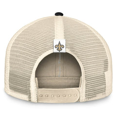 New Orleans Saints Diamond Stripe Trucker Adjustable Hat | NFL Outlet