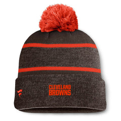 Cleveland Browns Holding Cuffed Knit Hat with Pom | NFL New