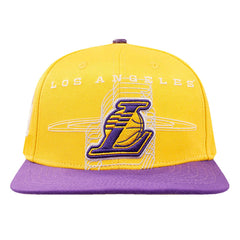 Gold/Purple Los Angeles Lakers Pro Standard Logo Morph Snapback Hat | NBA