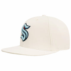 Seattle Kraken Pro Standard Retro Classic Logo Snapback Hat - NHL Hats