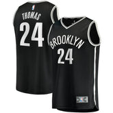 Black Cam Thomas Brooklyn Nets Big & Tall Fast Break Player Jersey | NBA