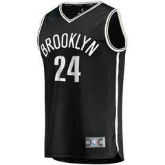 Black Cam Thomas Brooklyn Nets Big & Tall Fast Break Player Jersey | NBA