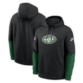 New York Jets Throwback Logo Club Tri-Blend Pullover Hoodie | NFL US