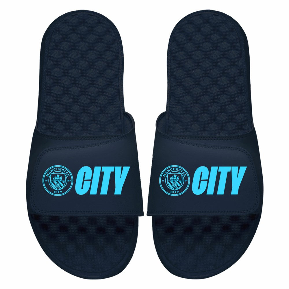 Manchester City ISlide City Logo Slide Sandals