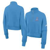 Tennessee Titans Women's Rewind Phoenix Half-Zip Sweatshirt | NFL Hot