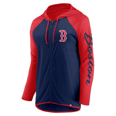 Boston Red Sox Fanatics Women's Script Sleeve Full-Zip Hoodie - MLB Hoodies