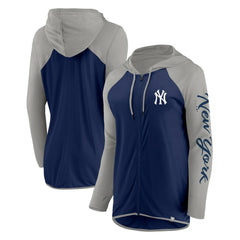 New York Yankees Fanatics Women's Script Sleeve Full-Zip Hoodie - MLB Hoodies