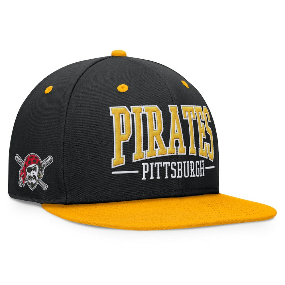 Pittsburgh Pirates Fanatics Fundamental Bold Snapback Hat - MLB Hats