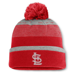 St. Louis Cardinals Fanatics Fundamental Gradient Cuffed Knit Hat with Pom - MLB Hats