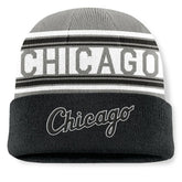 Chicago White Sox Fanatics Fundamental Team Stripe Cuffed Knit Hat - MLB Hats