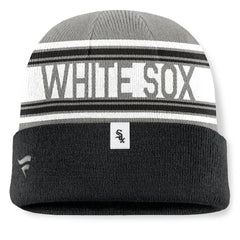 Chicago White Sox Fanatics Fundamental Team Stripe Cuffed Knit Hat - MLB Hats