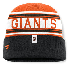 San Francisco Giants Fanatics Fundamental Team Stripe Cuffed Knit Hat - MLB Hats