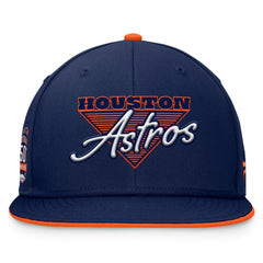 Houston Astros Fanatics Fundamental Tri-Script Fitted Hat - MLB Hats