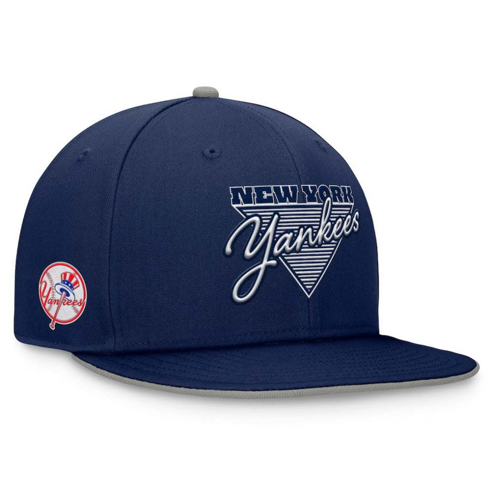 New York Yankees Fanatics Fundamental Tri-Script Fitted Hat - MLB Hats