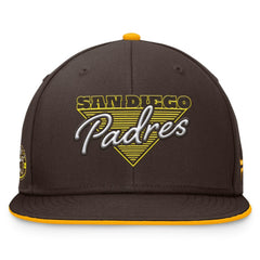 San Diego Padres Fanatics Fundamental Tri-Script Fitted Hat - MLB Hats