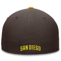 San Diego Padres Fanatics Fundamental Tri-Script Fitted Hat - MLB Hats