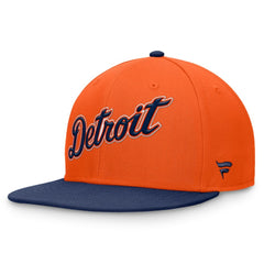 Detroit Tigers Fanatics Fundamental Two-Tone Fitted Hat - MLB Hats