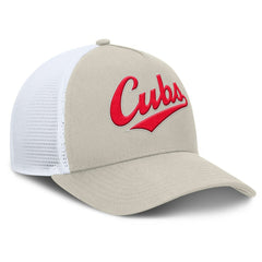 Chicago Cubs Fanatics Heritage Light Khaki A-Frame Adjustable Hat - MLB Hats