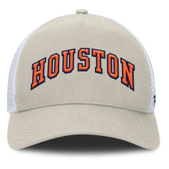 Houston Astros Fanatics Heritage Light Khaki A-Frame Adjustable Hat - MLB Hats
