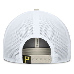 Pittsburgh Pirates Fanatics Heritage Light Khaki A-Frame Adjustable Hat - MLB Hats