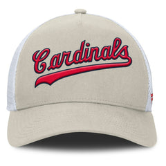 St. Louis Cardinals Fanatics Heritage Light Khaki A-Frame Adjustable Hat - MLB Hats