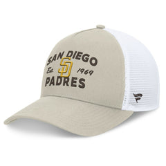 San Diego Padres Fanatics A-Frame Trucker Adjustable Hat - MLB Hats