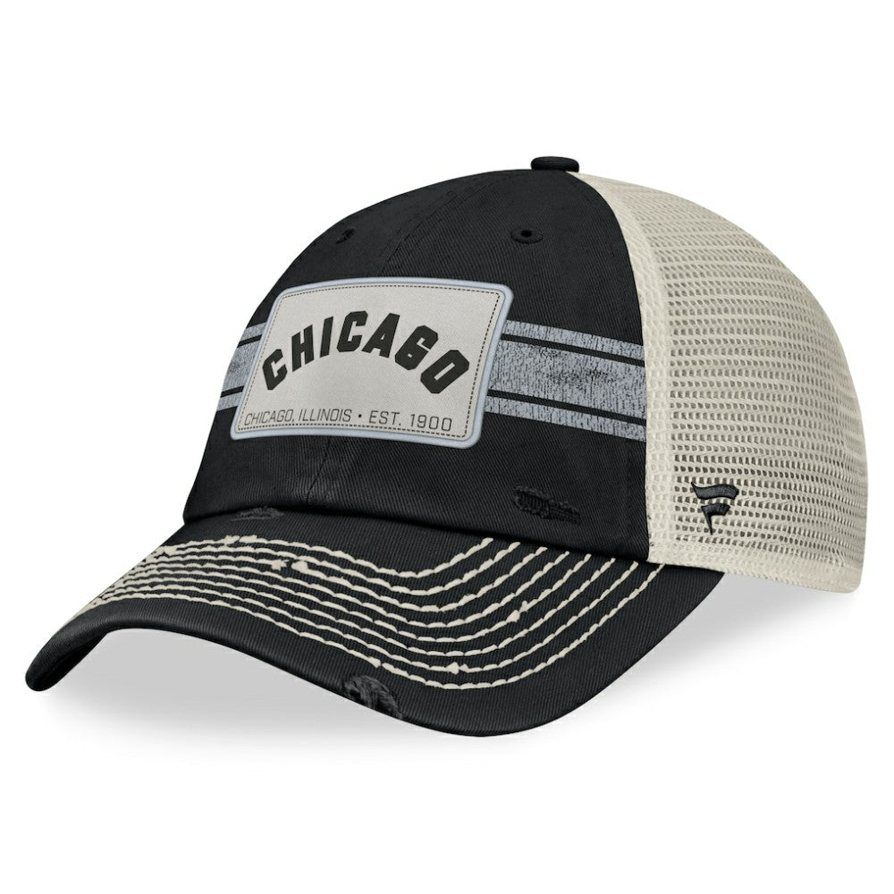 Chicago White Sox Fanatics Heritage Stripe Trucker Adjustable Hat - MLB Hats