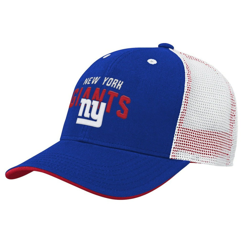 New York Giants Youth Core Lockup Trucker Adjustable Hat | NFL Outlet