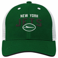 New York Jets Youth Core Lockup Trucker Adjustable Hat | NFL Outlet