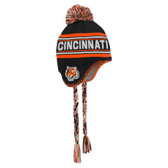 Cincinnati Bengals Preschool Jacquard Tassel Knit Hat with Pom | NFL Hot