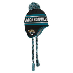 Jacksonville Jaguars Preschool Jacquard Tassel Knit Hat with Pom | NFL Sale
